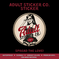 Adult Sticker Co. Logo Sticker – Lingerie Variant – 3 Inch