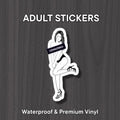 Mature Pin Up Girl Sticker